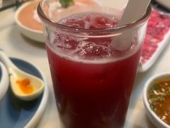 杨梅汁-左庭右院鲜牛肉火锅(浦江欢乐颂店)