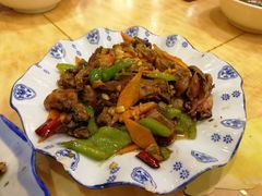 尖椒炒羊头肉-老三羊汤【北兴隆街店】