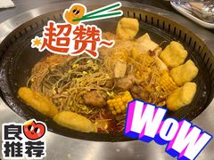 玉米贴饼-田家大院东北农家菜铁锅炖(西安总店)
