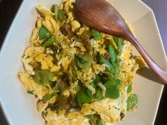 云腿蚕豆炒鸡蛋-拾光与烟火丨炭火串烧·自贡小活鲜(西村大院店)