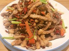 干煸鱿鱼须-陈傻子餐厅(世纪都会店)