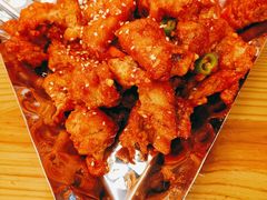 江原道炸鸡-弘彩英·烤牛舌·年糕火锅(蓝色港湾店)