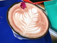 玫瑰拿铁-茶是一枝花泡茶店