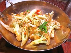 干锅有机花菜-绿茶餐厅(华联万柳店)