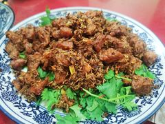 孜然羊肉-北大地皖峰饭馆