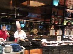 自助取餐区-长沙北辰洲际酒店-栀味轩中餐厅