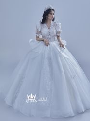 点击看大图 -艾拉·女王婚纱礼服馆