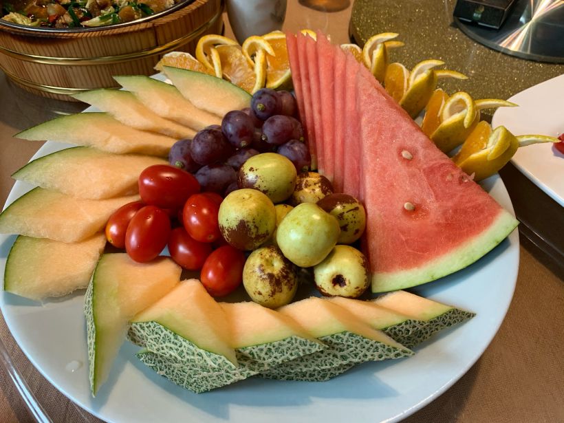 「水果拼盘」摆盘大气,水果新鲜.