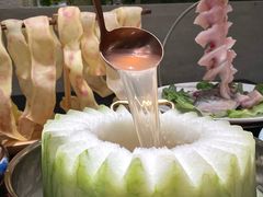 -得意咚瓜·顺德鱼生·冬瓜火锅(深圳首店)