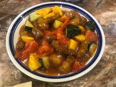 菠萝咕咾肉-廣九广味食堂-猪肚鸡火锅(曼哈顿店)