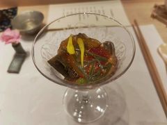 鲍鱼扇贝鲜虾莼菜醋啫喱-鮨一日本料理旗舰店(总店)