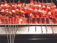 羊肉串-長壹旋转烤吧 农家鸡火锅