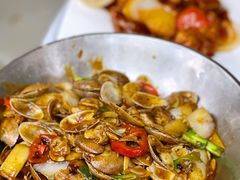 豉椒炒花甲-凤城康记饭店