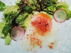 温泉蛋沙拉-香樟花园法式铁板烧(恒隆广场店)