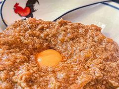 窝蛋免治牛肉饭-左记港食(融科天城店)