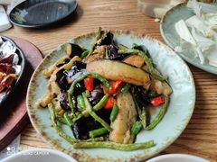 茄子豇豆-嘎嘎鸭脑壳江湖菜(五里店)