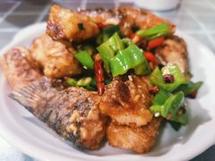 干煸糍粑鱼-福来菜馆(16块)