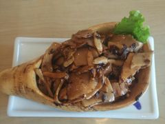 梅干菜炒笋尖-静莲斋素食(慈云寺店)
