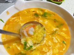 海鲜疙瘩汤-巧克力渔家.小船海鲜胶东菜(万平口店)