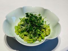香椿伴鲜蚕豆-湘上湘(米其林餐厅-正大中心总店)