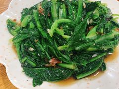豆豉鲮鱼炒油墨菜-南记食粥坊·宵夜大排档(莲花总店)
