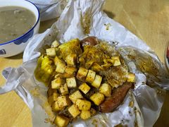 糯米饭加腊肠-权记骨粥