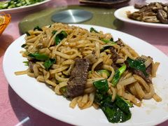 芥兰牛肉炒粿条-翠景潮州美食(雅景苑店)