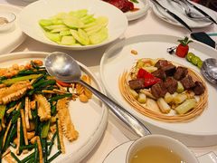 葱爆牛肉粒-东富酒家(龙湖西溪天街店)