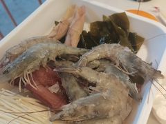 大虾-嘎琉鲜切牛肉自助火锅