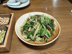滇香肠炒苦菜-金孔雀德宏傣味餐馆(魏公村店)