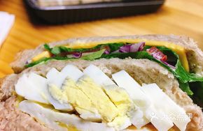 Tuna Ham Cheese Thick Sandwich