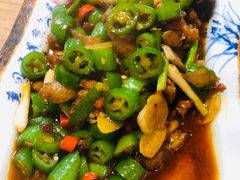 青椒仔鸡-胖子菜馆(花园餐厅店)