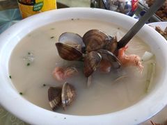 鲜虾蛤子冬瓜汤-鹏城人家海鲜酒家·23年老字号(较场尾店)