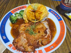 滑蛋生炸鸡肶饭-伯友茶记(中华广场店)