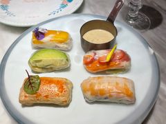 漫步花开彩虹卷-蜜桃花开·中西融合菜E&W(南长街店)