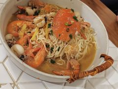 膏蟹汤面-十面欢腾·海鲜面·台式Bistro(长乐路店)