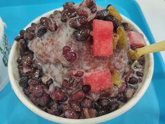 红豆炼乳刨冰-梁子刨冰王&梁小糖(王顶堤店)