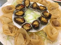 盐焗大连鲍拼炸云吞-太子园林酒家
