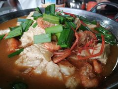豆腐配虾-小乡小镇·传承桐庐土菜·老板亲自烧的菜