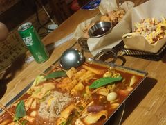 鱼饼火山炒年糕-包装马车·韩国料理·포장마차