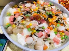 三鲜浇汁豆腐-新侨小馆(东直门北小街店)