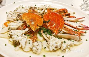 Steamed Fresh Crab with Chinese Yam
