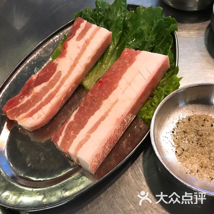 gogiya韩国传统烤肉店烤五花肉图片-北京烧烤-大众点评网