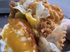 -小红车炸蛋葱油饼