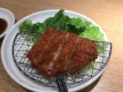节约成本变小的炸猪排-味千拉面(上海松江二店)
