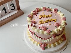 -甜栀·动物奶油蛋糕