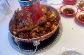 Chicken, Chicken Feet and Shrimp Stir-fry (Small Portion)