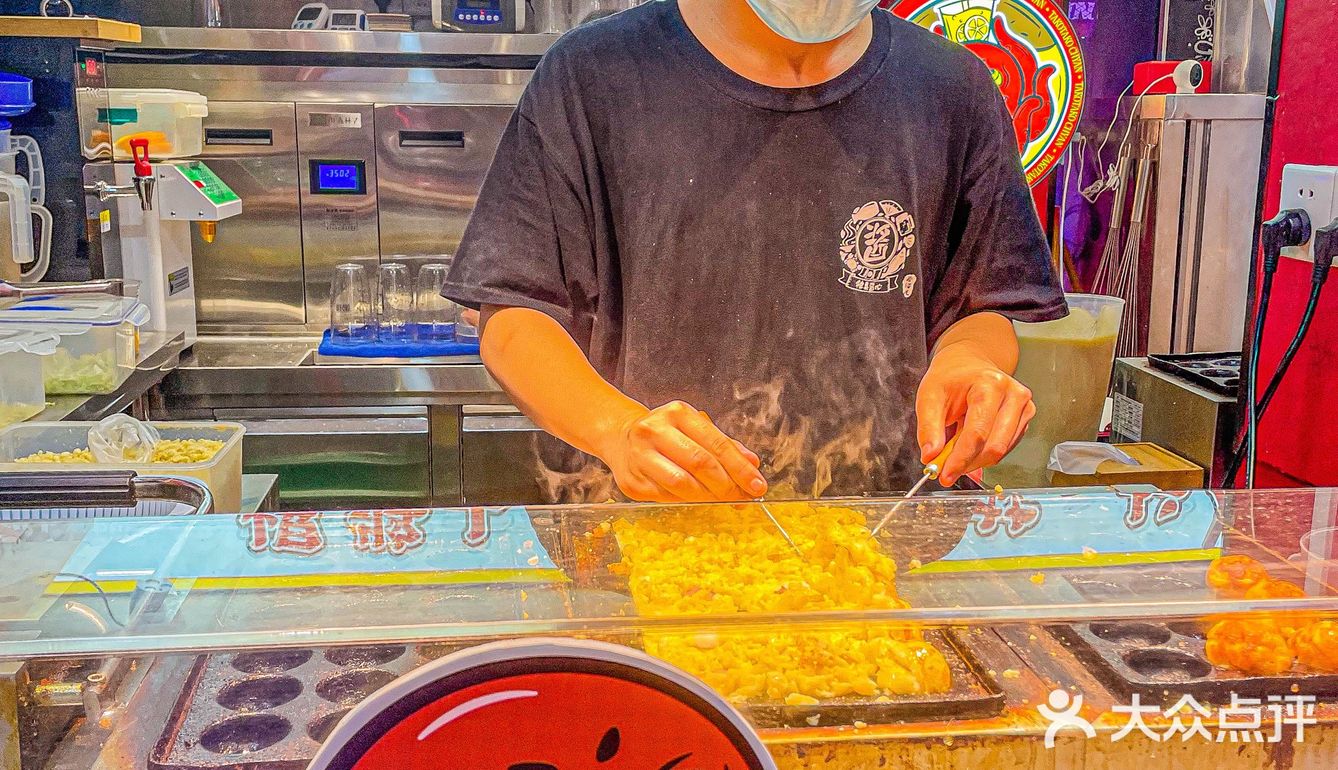 广州人气王小吃🔥会爆浆的章鱼小丸子🐙