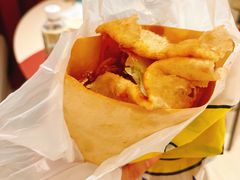 -小红车炸蛋葱油饼