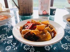 野生竹耳炒肉-禾悟农·农家私房菜